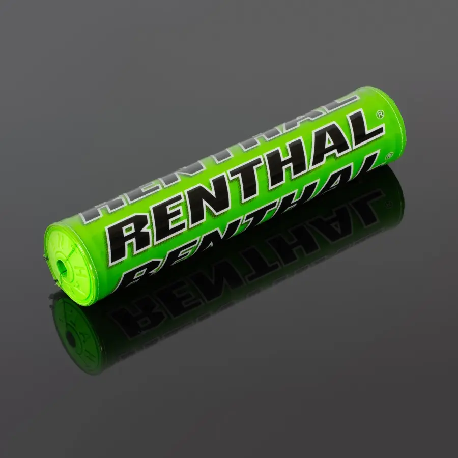 RENTHAL molitanová chránička řídítek SX PAD (240mm) barva zelená s logem RENTHAL ( )