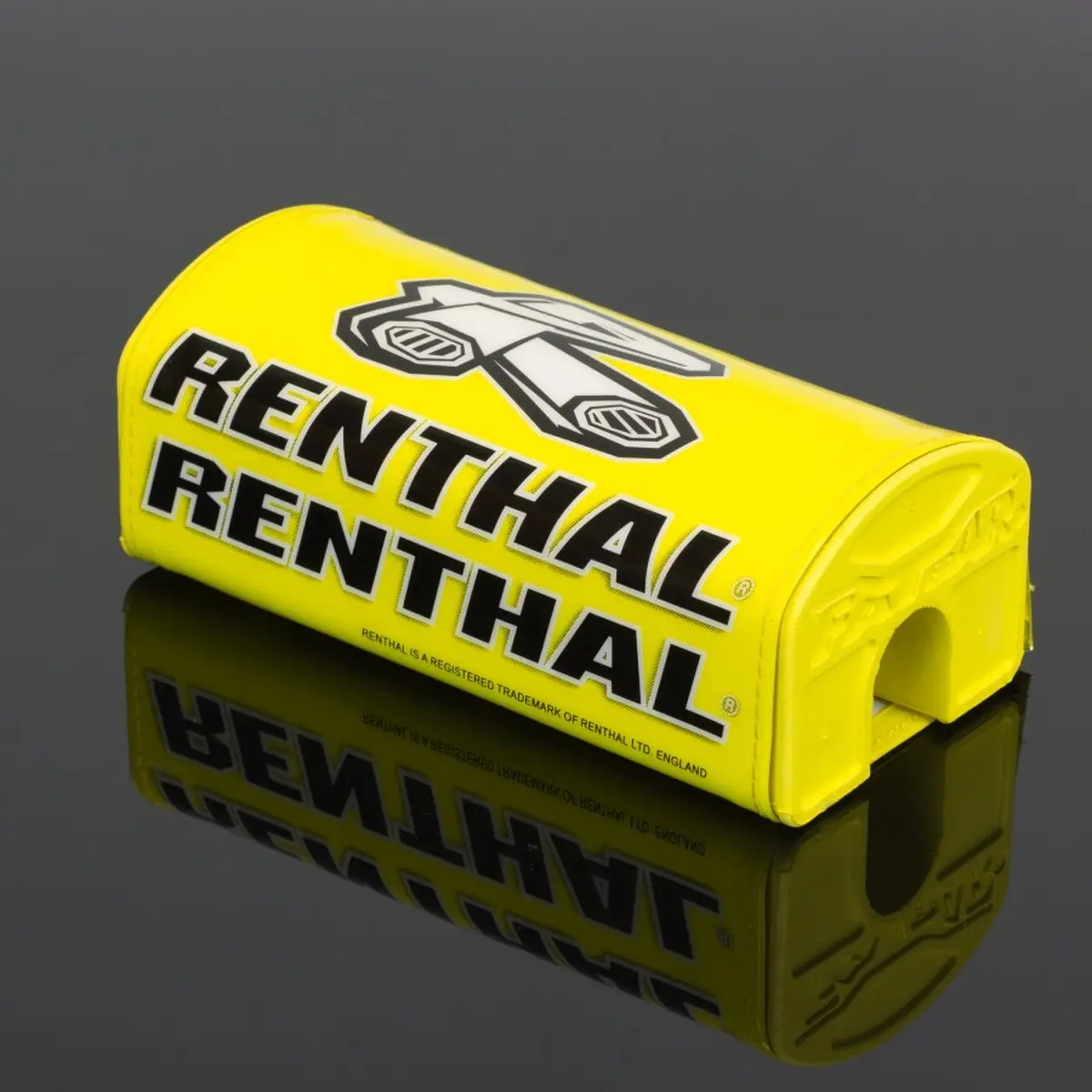 RENTHAL chránič řídítek FATBAR PAD YELLOW barva žlutá s logem RENTHAL (RENTHAL chránič řídítek FATBAR PAD YELLOW barva žlutá s logem RENTHAL)