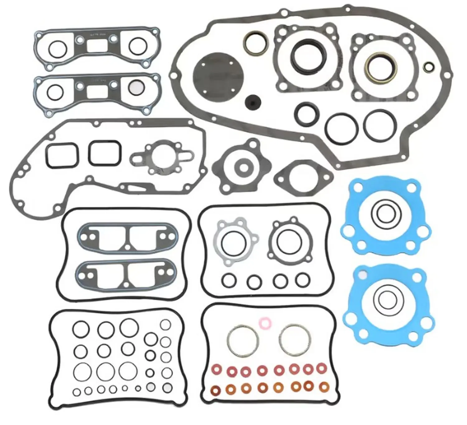 ATHENA kompletní sada těsnění (včetně gufer) HARLEY-DAVIDSON EVOLUTION 883 SPORTSTER '86-'90, XLH DLX 883 SPORTSTER DELUXE '89-'90, XLH HUG 883 HUGGER