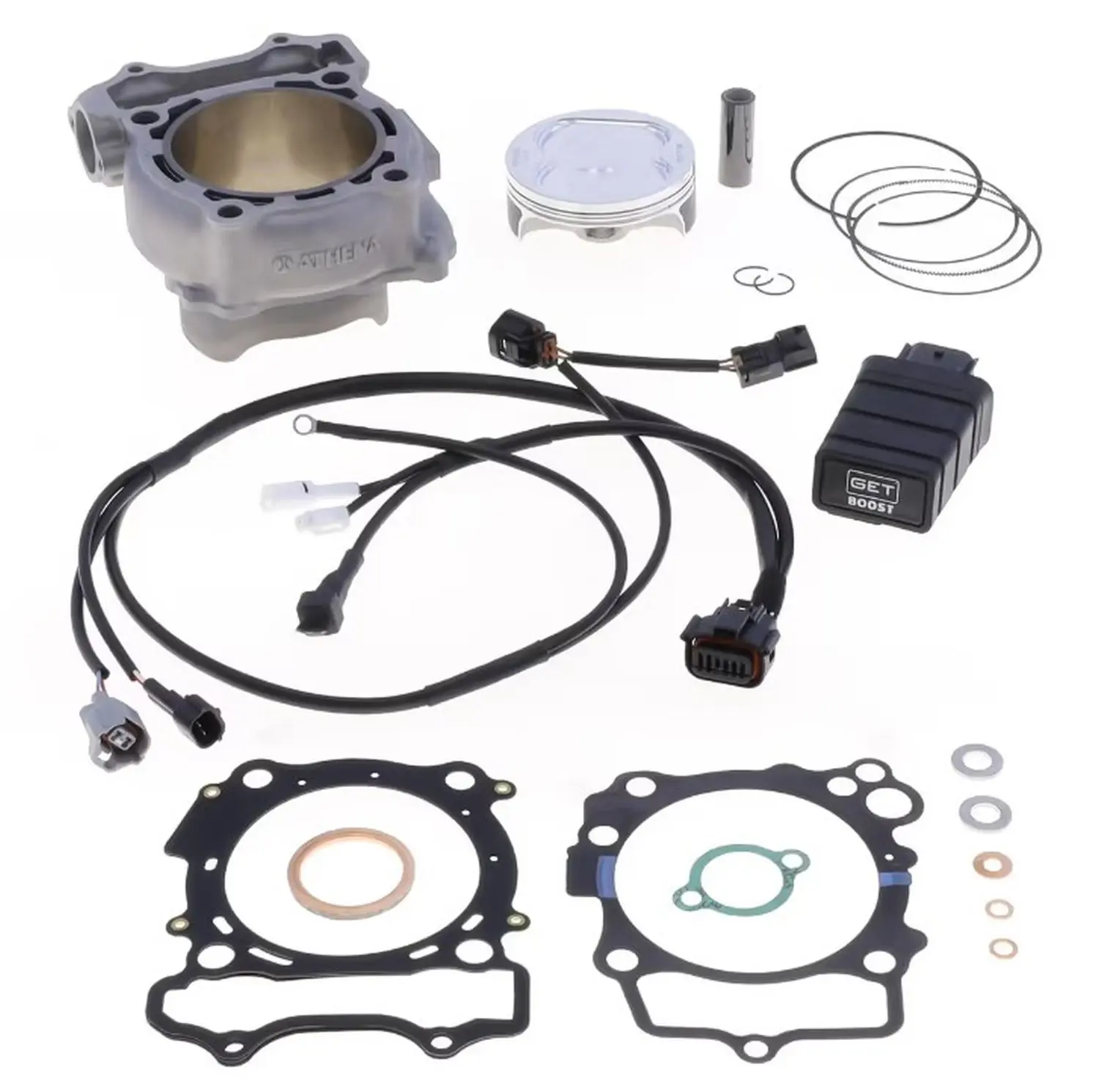 ATHENA kompletní válec s modulem změny map zapalování YAMAHA YZF 250 '24, BIG BORE 85MM (+8MM=304CCM) (CR 13.3:1) (ATHENA kompletní válec s modulem)
