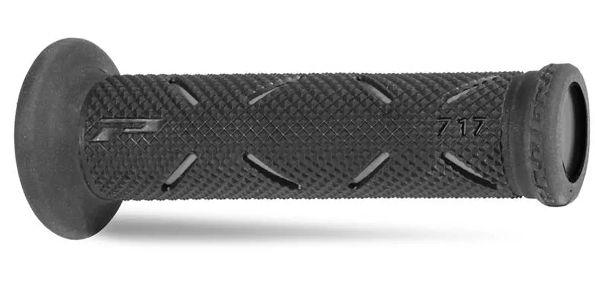 PROGRIP gripy PG717 ROAD (22+25mm, délka 122mm) barva černá/šedá (dvousložkové) (717-187) (PG717/4) (PROGRIP gripy PG717 ROAD (22+25mm, délka 122mm))
