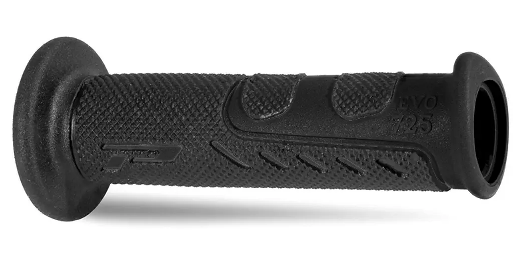 PROGRIP gripy PG725 ROAD (22+25mm, délka 122mm) barva černá/titanová (dvousložkový) (725-298) ( )