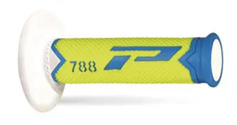 PROGRIP gripy PG788 OFF ROAD (22+25mm, délka 115mm) barva světle modrá/žlutá fluorescenční/bílá (trojsložkové) (788-278) (PROGRIP gripy PG788 OFF)