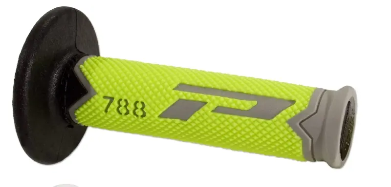 PROGRIP gripy PG788 OFF ROAD (22+25mm, délka 115mm) barva šedá/žlutá fluorescenční/černá (trojsložkové) (788-254) (PG788/22) (PROGRIP gripy PG788 OFF)