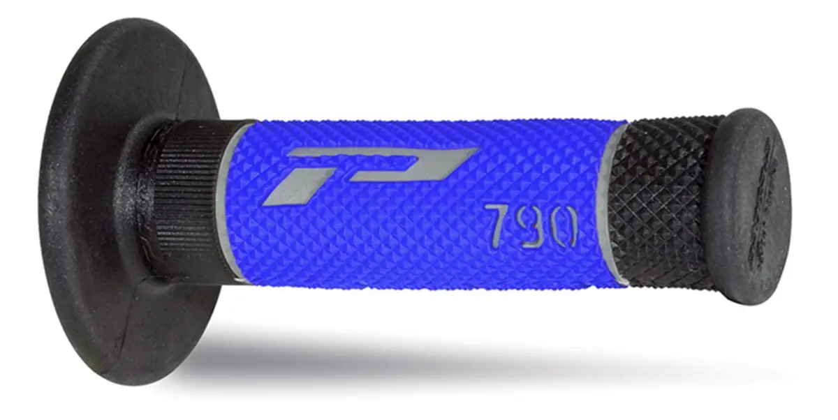 PROGRIP gripy PG790 OFF ROAD (22+25mm, délka 115mm) barva šedá/černá/modrá (trojsměs) (790-232) (PG790/5) (PROGRIP gripy PG790 OFF ROAD (22+25mm,)