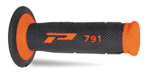 PROGRIP gripy PG791 OFF ROAD (22+25mm, délka 115mm) barva oranžová fluorescenční/černá (dvousložkové) (791-296) (PROGRIP gripy PG791 OFF ROAD)