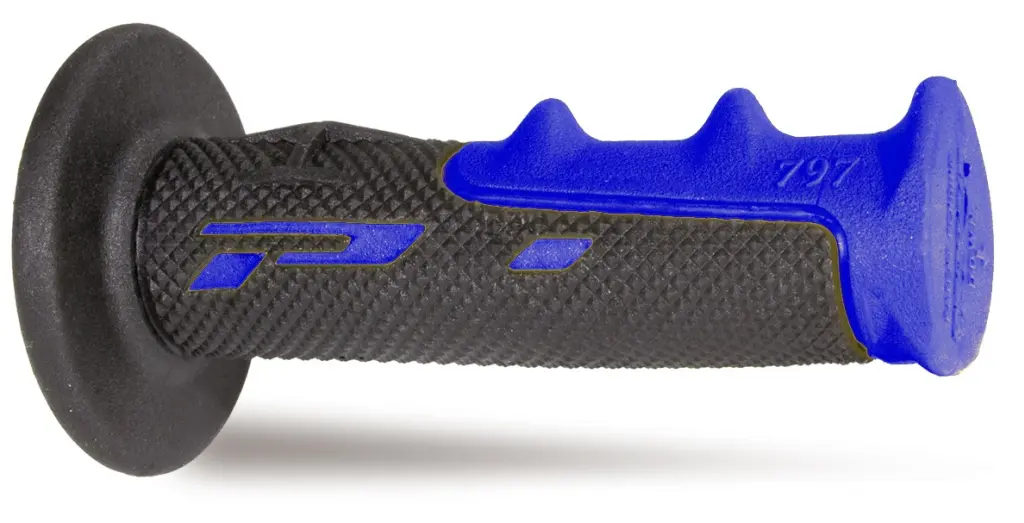 PROGRIP gripy PG797 OFF ROAD (22+25mm, délka 115mm) barva modrá/černá (dvousložkový) (797-150) ( )