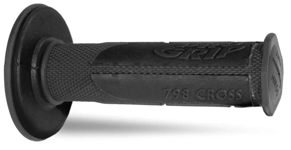 PROGRIP gripy PG798 OFF ROAD (22+25mm, délka 115mm) barva černá titanová (dvousložkové HALF WAFFLE) (798-298) ( )