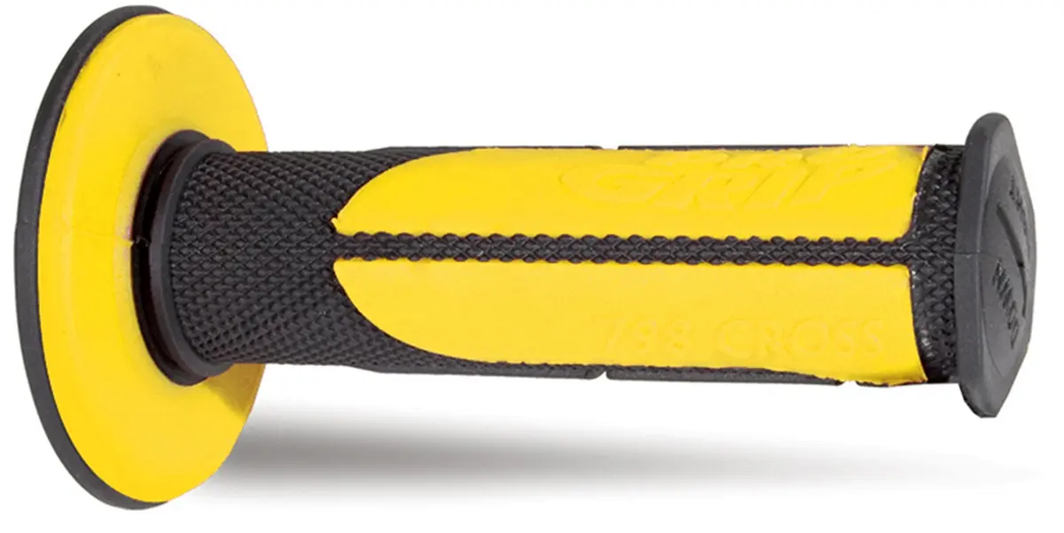 PROGRIP gripy PG798 OFF ROAD (22+25mm, délka 115mm) barva černá/žlutá (dvousložkové HALF WAFFLE) (798-142) (PG798BK/YL) ( )