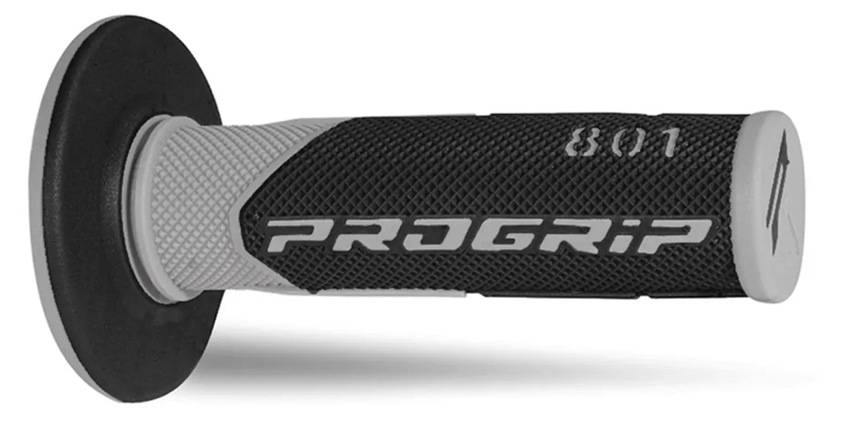 PROGRIP gripy PG801 OFF ROAD (22+25mm, délka 115mm) barva šedá/černá (dvousložkové) (801-187) (PG801/11) (PROGRIP gripy PG801 OFF ROAD (22+25mm,)