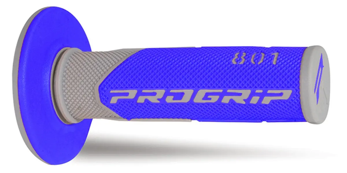 PROGRIP gripy PG801 OFF ROAD (22+25mm, délka 115mm) barva šedá/modrá (dvousložkové) (801-291) (PG801/9) ( )
