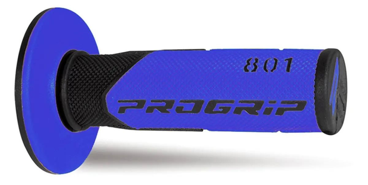 PROGRIP gripy PG801 OFF ROAD (22+25mm, délka 115mm) barva černá/modrá (dvousložkové) (801-146) (PG801/10) (PROGRIP gripy PG801 OFF ROAD (22+25mm,)