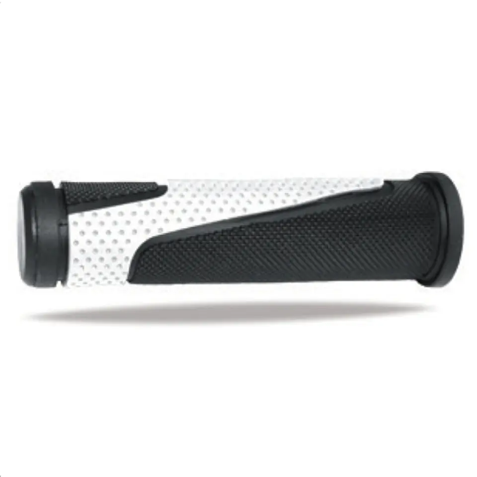 PROGRIP gripy PG807 ATV / JET SKI / MTB (22+22MM, dl. 125MM) barva černá/bílá (dvoudílné) (807-126) ( )