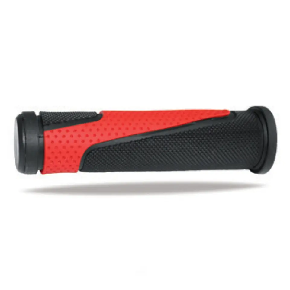 PROGRIP gripy PG807 ATV / JET SKI / MTB (22+22MM, dl. 125MM) barva černá/červená (dvoudílné) (807-125) ( )