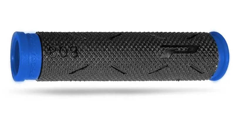 PROGRIP gripy PG807 ATV / JET SKI / MTB (22+22MM, dl.120MM) barva černá/modrá (dvoudílné) (808-150) ( )