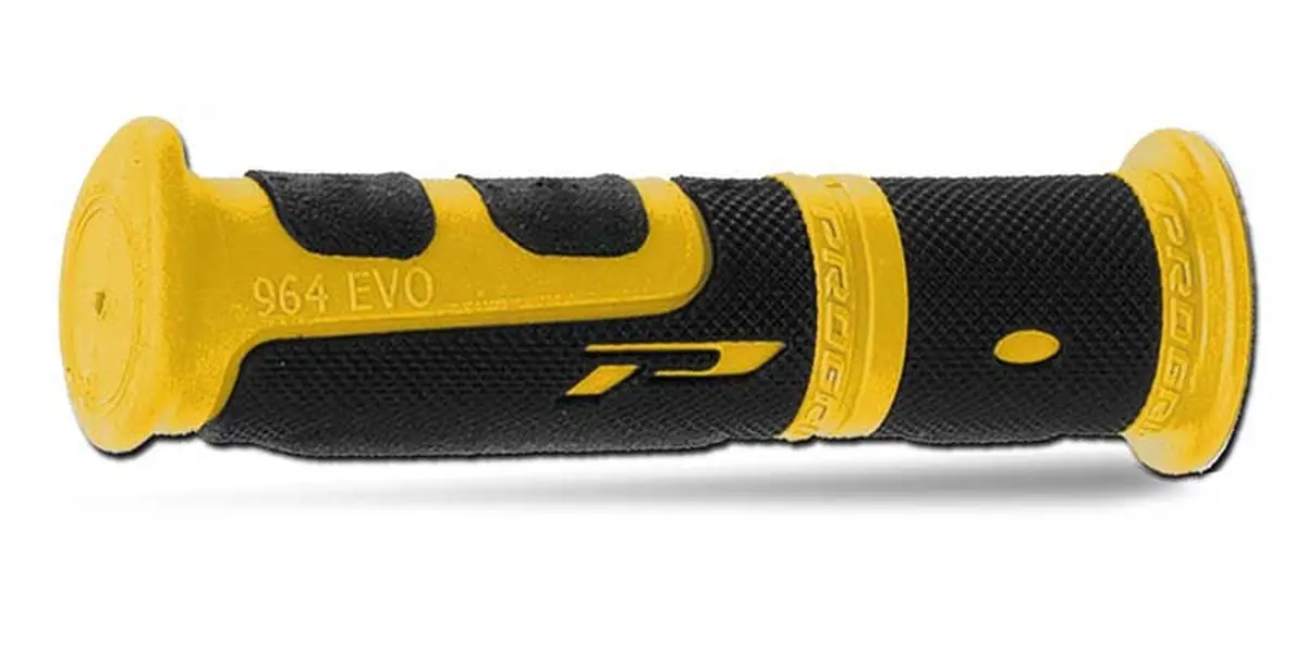 PROGRIP gripy PG964 ATV / JET SKI / MTB (22+22MM, dl. 120MM) barva žlutá/černá (964-202) (PG964/1) ( )