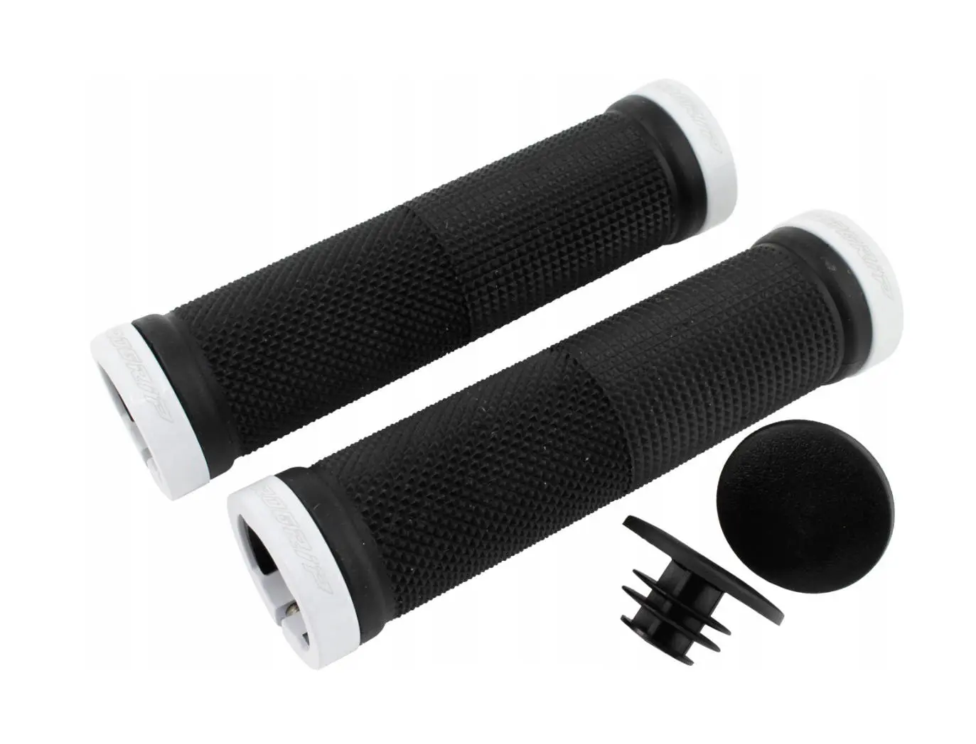 PROGRIP gripy PG999 ATV / JET SKI / MTB (22+22MM, dl. 120MM) barva černá s bílou pojistkou LOCK-ON (999-101) ( )