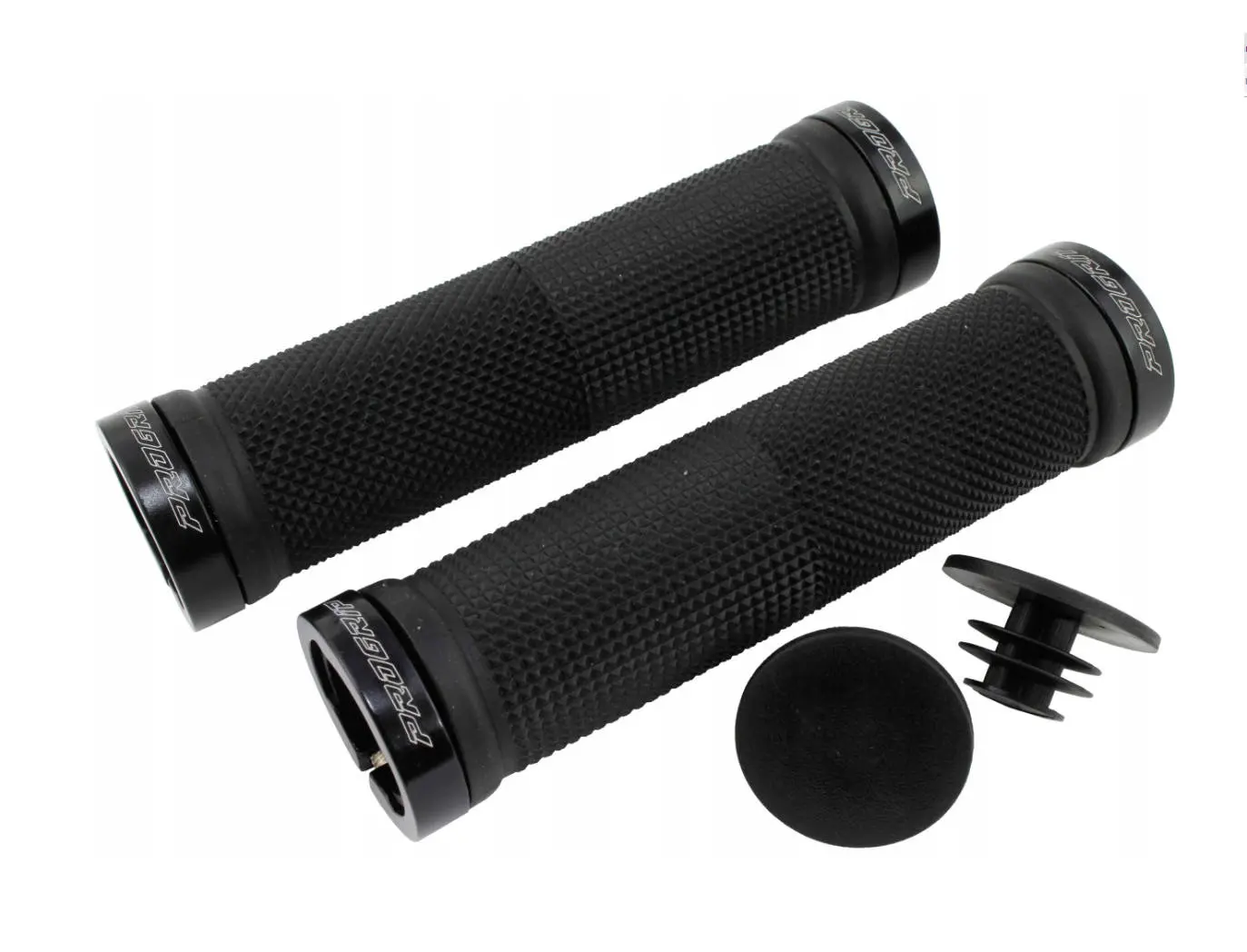 PROGRIP gripy PG999 ATV / JET SKI / MTB (22+22MM, dl. 120MM) barva černá s černou pojistkou LOCK-ON (999-102) ( )