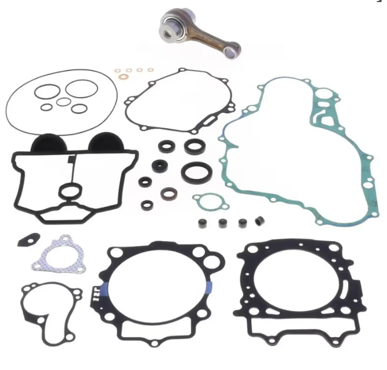 ATHENA ojniční sada s kompletem těsnění motoru YAMAHA YZF 450 14-17, WRF 450 16-18 vyrobeno v Japonsku (ATHENA ojniční sada s kompletem těsnění)