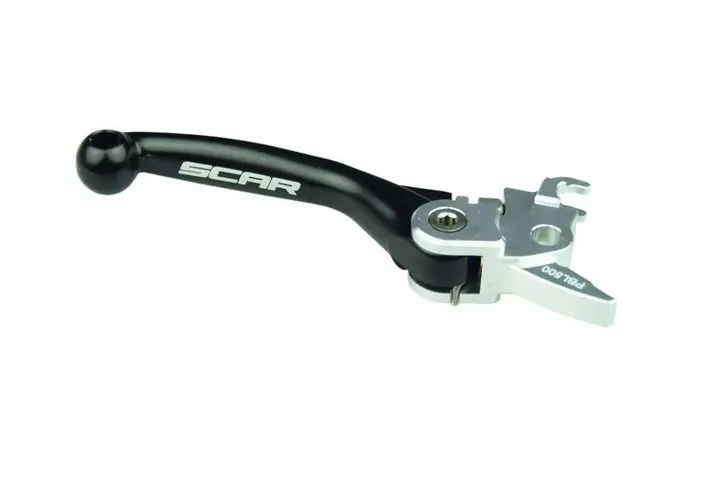 SCAR RACING výklopná brzdová páka BREMBO KTM SX/XSF/EXC/EXCF/EXCR, HUSVARNA, HUSABERG 05-13 BETA RR barva černá (SCAR RACING výklopná brzdová páka)
