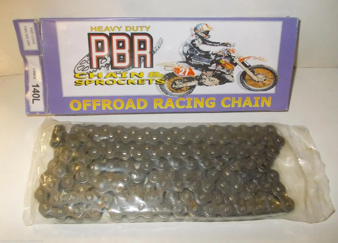 PBR řetěz 420H-140 (140 článků) bez O-kroužků MOTOCROSS do 85cm (420/140) (PBR řetěz 420H-140 (140 článků) bez O-kroužků MOTOCROSS do 85cm (420/140))