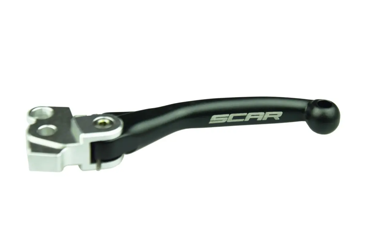 SCAR RACING výklopná spojková páka KAWASAKI KX 250 21-24, KX 450 19-24 barva černá ( )
