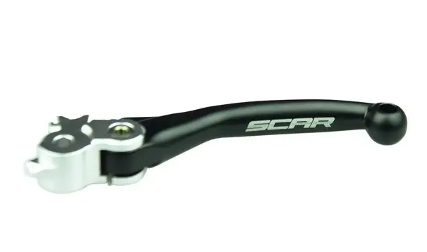SCAR RACING výklopná spojková páka MAGURA KTM EXC 125/150/250 09-15, HUSQVARNA TC 125/250 14-21, TE250I 18-21, GASGAS EC250/300 18-19 barva černá