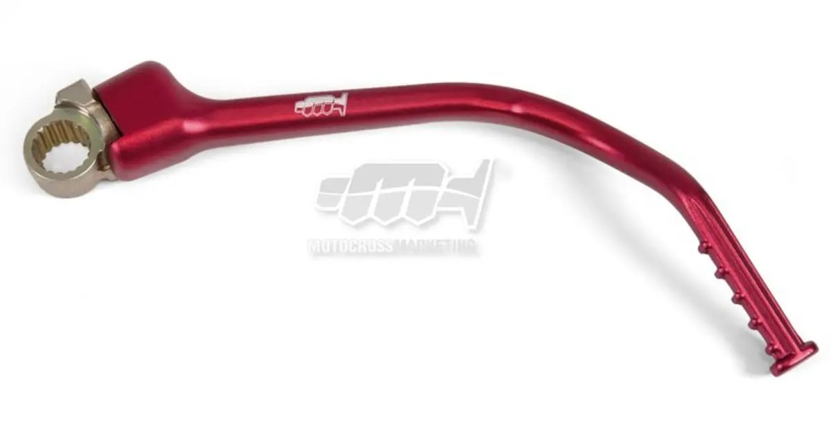 M.C. startovací páka hliníková barva červená HONDA CRF 450R 09-16 (M.C. startovací páka hliníková barva červená HONDA CRF 450R 09-16)