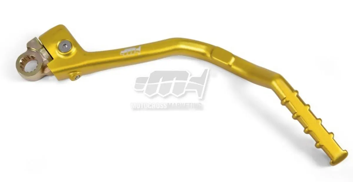 M.C. startovací páka hliníková barva zlatá SUZUKI RMZ 250 11-15 (M.C. startovací páka hliníková barva zlatá SUZUKI RMZ 250 11-15)