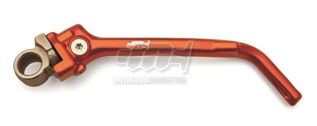M.C. startovací páka hliníková barva oranžová KTM SX 65 16-23 (M.C. startovací páka hliníková barva oranžová KTM SX 65 16-23)