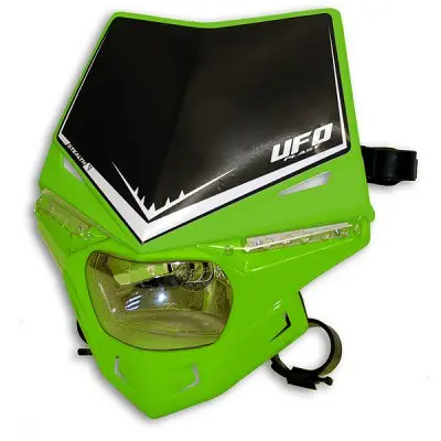 UFO světlomet STEALTH homologovaný s blinkry LED barva zelená (UFO světlomet STEALTH homologovaný s blinkry LED barva zelená)