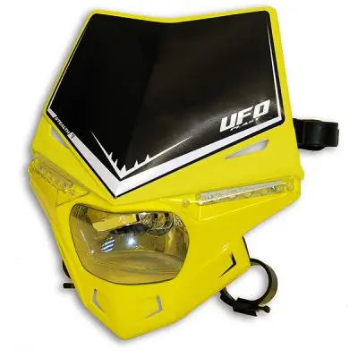 UFO světlomet STEALTH homologovaný s blinkry LED barva žlutá (UFO světlomet STEALTH homologovaný s blinkry LED barva žlutá)