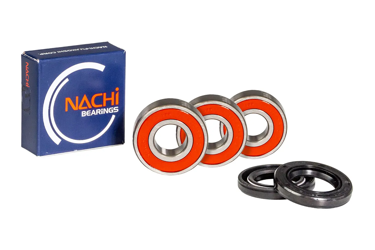 PROMX ložiska zadního kola s těsněními YAMAHA YZF 125 , MT 125 , NACHI JAPAN 3X ložisko 2X těsnění ( )