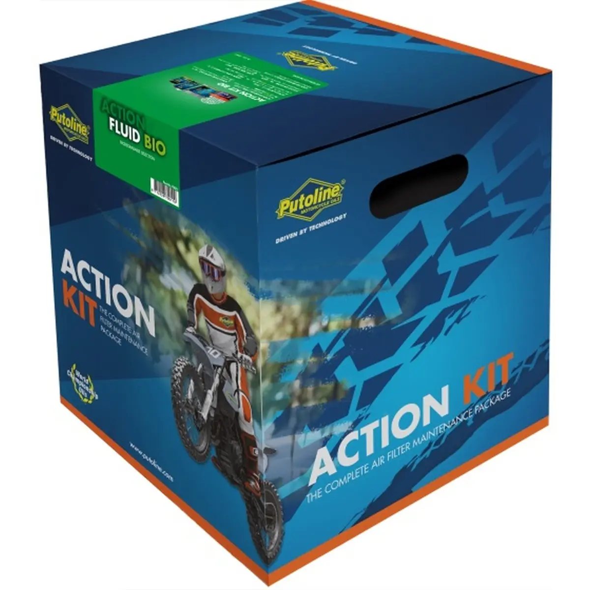 PUTOLINE sada kapalin (1L) pro čištění / mytí / namáčení vzduchových filtrů ACTION KIT biodegradabilní (AKC) (PUTOLINE sada kapalin (1L) pro čištění)