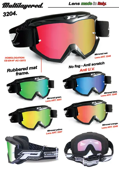 PROGRIP brýle PG3204-184 DARK SIDE barva černá MATT (plexi PG3247 žlutá zrcadlová ANTISCRATCH, NO FOG, ANTI UV) (PG3204BKMYL) (3204-184) - WYCOFANE Z