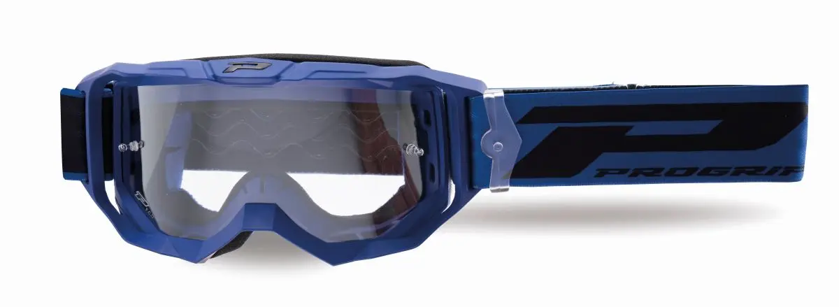 PROGRIP brýle PG3300-410 TR VISION barva modrá mat (plexi PG3310 čiré, ANTISCRATCH, NO FOG, ANTI UV) (PROGRIP brýle PG3300-410 TR VISION barva modrá)