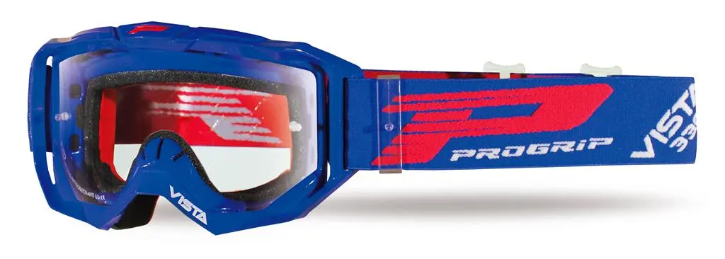 PROGRIP brýle PG3303-104 TR VISTA barva modrá (plexi PG3310 čiré, ANTISCRATCH, NO FOG, ANTI UV + plexi PG3310 a strhávací fólie PG3370 ZDARMA)