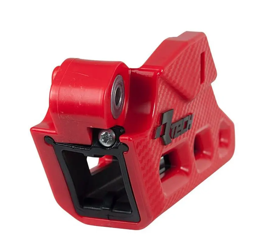 RACETECH (RTECH) vodítko řetězu BETA RR/RX 125/250/300/350/450/530 '13-'23, XTRAINER 250/300 '15-'23 MONOBLOCK R2.0 WORX s vyměnitelnou vložkou barva