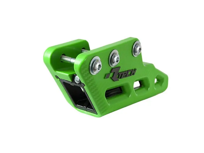 RACETECH (RTECH) vodítko řetězu KAWASAKI KXF 250 / 450 09-25, KLX 450 R 12-16, KX 250 / 450 X 21-25 barva zelená ( )
