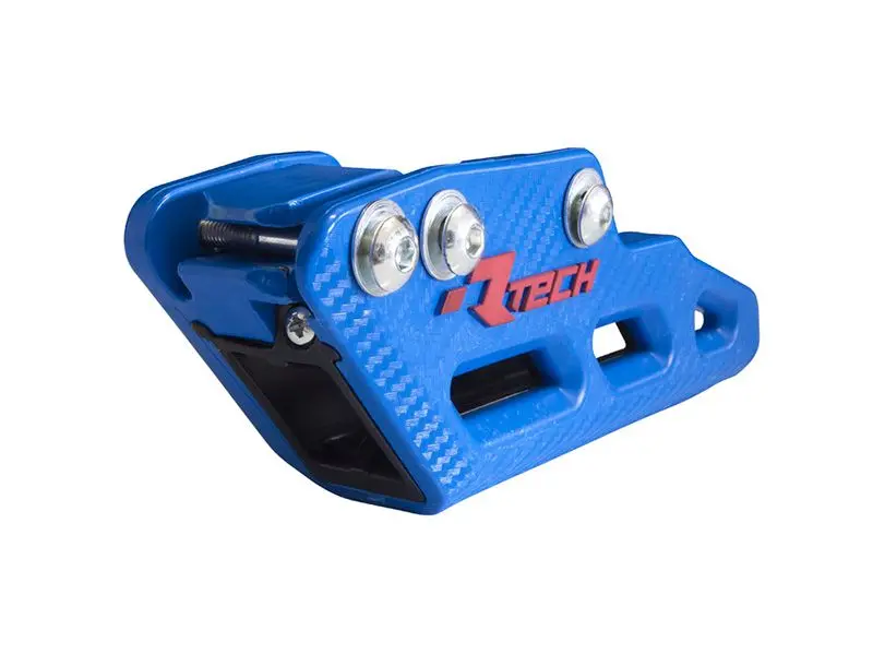 RACETECH (RTECH) vodítko řetězu TM MX / EN / SM 125 / 144 / 250 / 300 / 450 / 530 07-24 barva modrá ( )