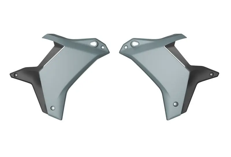 RACETECH (RTECH) kryty chladiče (levá/pravá) T7 YAMAHA TENERE 700 25-26 barva šedá ( )