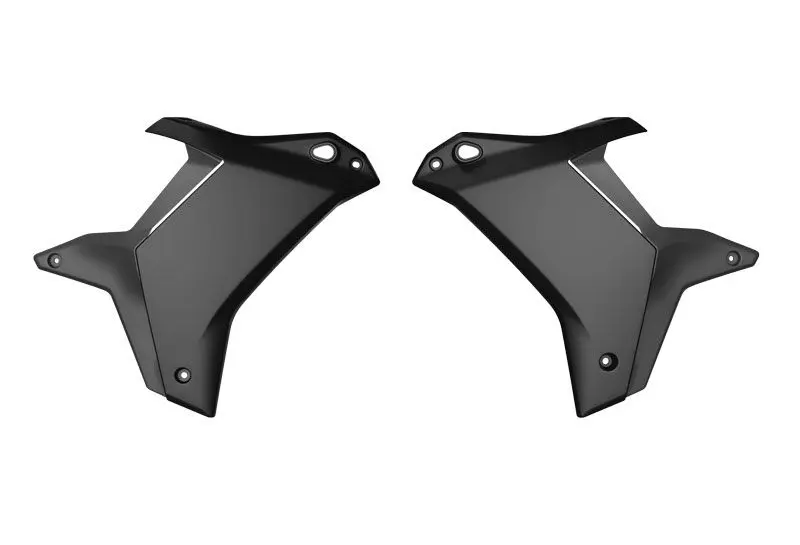 RACETECH (RTECH) kryty chladiče (levá/pravá) T7 YAMAHA TENERE 700 25-26 barva černá ( )