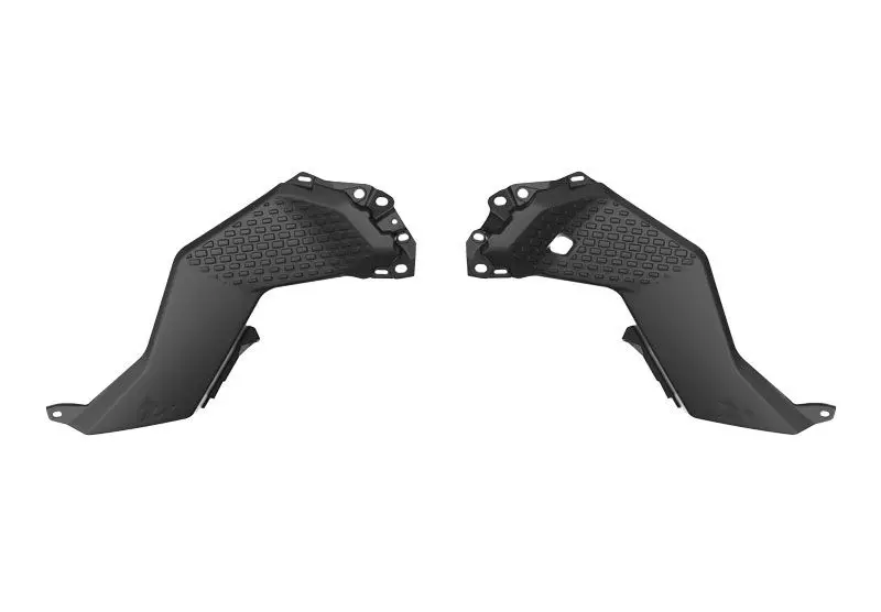 RACETECH (RTECH) střední boční kryty (levý / pravý) YAMAHA T7 TENERE 700 '25-'26 barva černá (RACETECH (RTECH) střední boční kryty (levý / pravý))