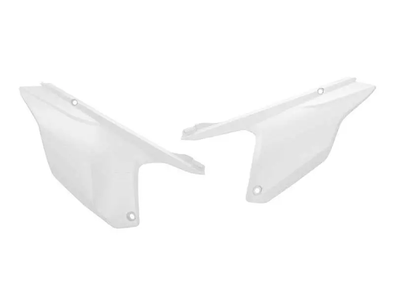 RACETECH (RTECH) boční kryty (levý / pravý) TRIUMPH TF 250 X / 450 RC '24-'25 barva bílá (RACETECH (RTECH) boční kryty (levý / pravý) TRIUMPH TF 250)