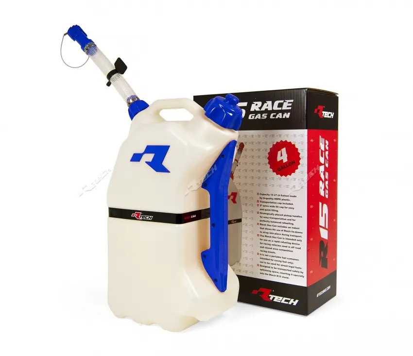 RACETECH (RTECH) kanystr pro rychlé tankování motocyklu 15L barva modrá (RACETECH (RTECH) kanystr pro rychlé tankování motocyklu 15L barva modrá)