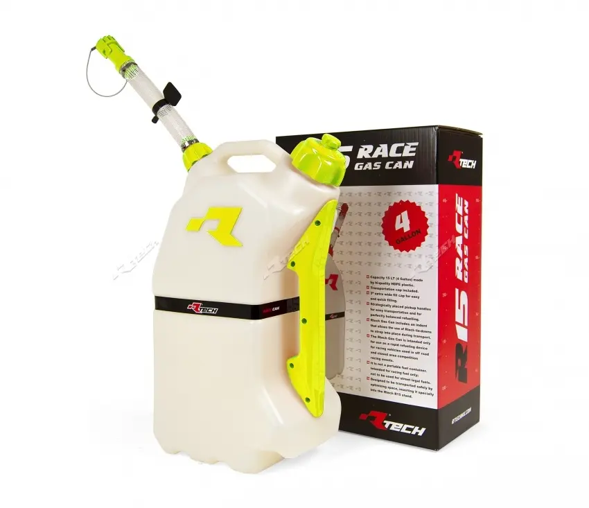 RACETECH (RTECH) kanystr pro rychlé tankování motocyklu 15L barva žlutá ( )