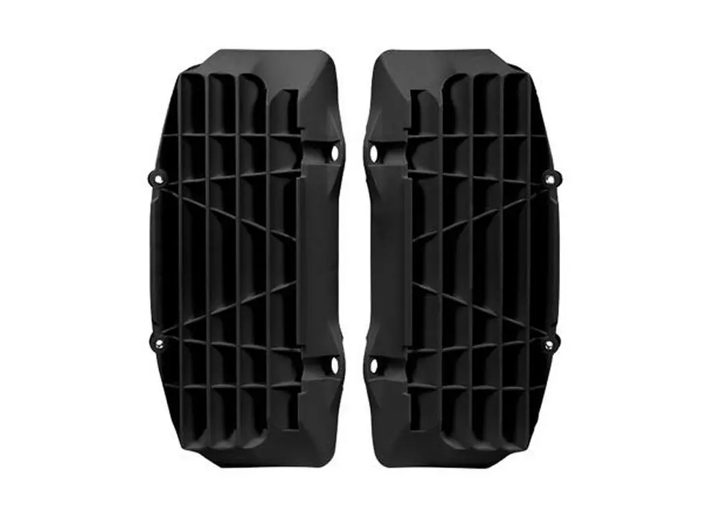 RACETECH (RTECH) mřížky sání zvětšeného chladiče KTM EXC/ECF 17-18, SXF 16-18, SX 17-18, TRIUMPH TF 250/450 24-25, barva černá (8457900001) ( )