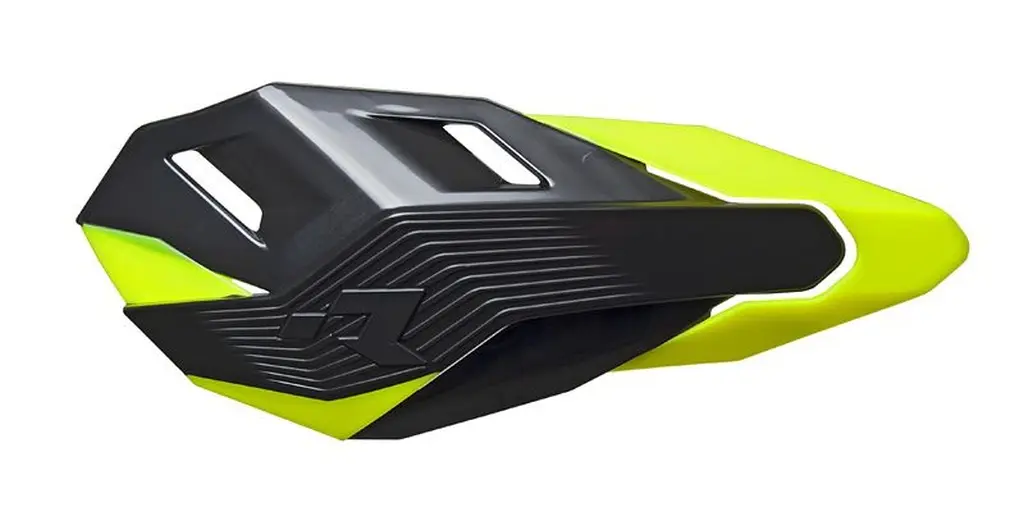 RACETECH (RTECH) chrániče řídítek HP3 barva černá žlutá NEON (se 2 typy držáků na řídítka a páčky) ( )