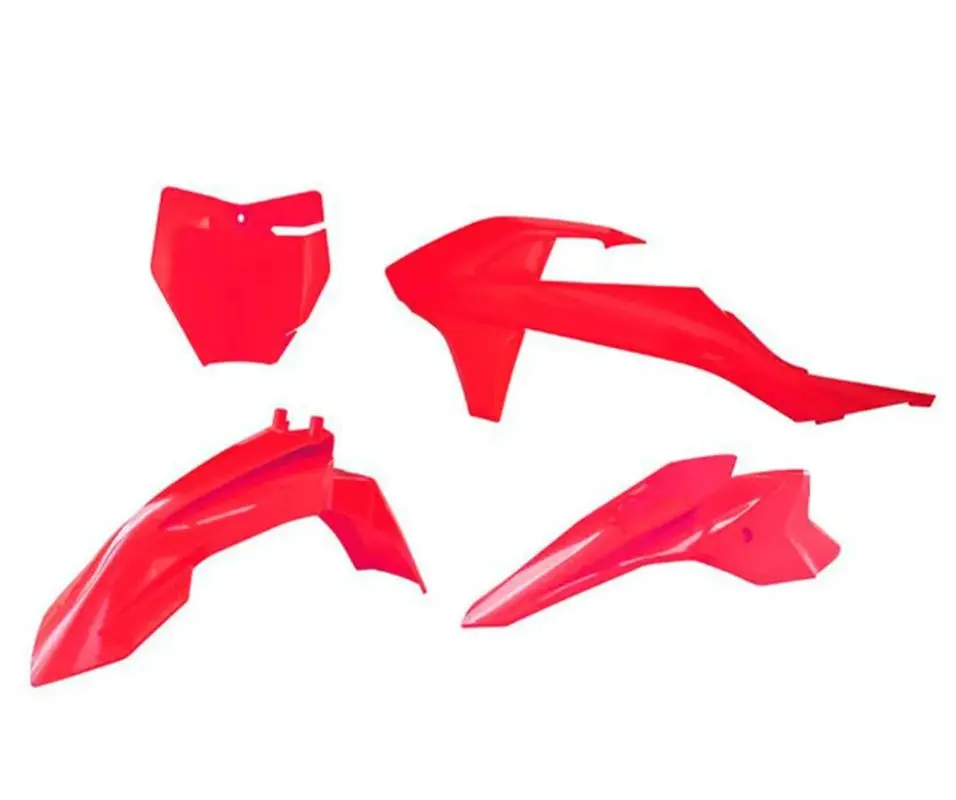 RACETECH (RTECH) kompletní sada plastů GAS GAS MC 50 24-25 barva červená ( )