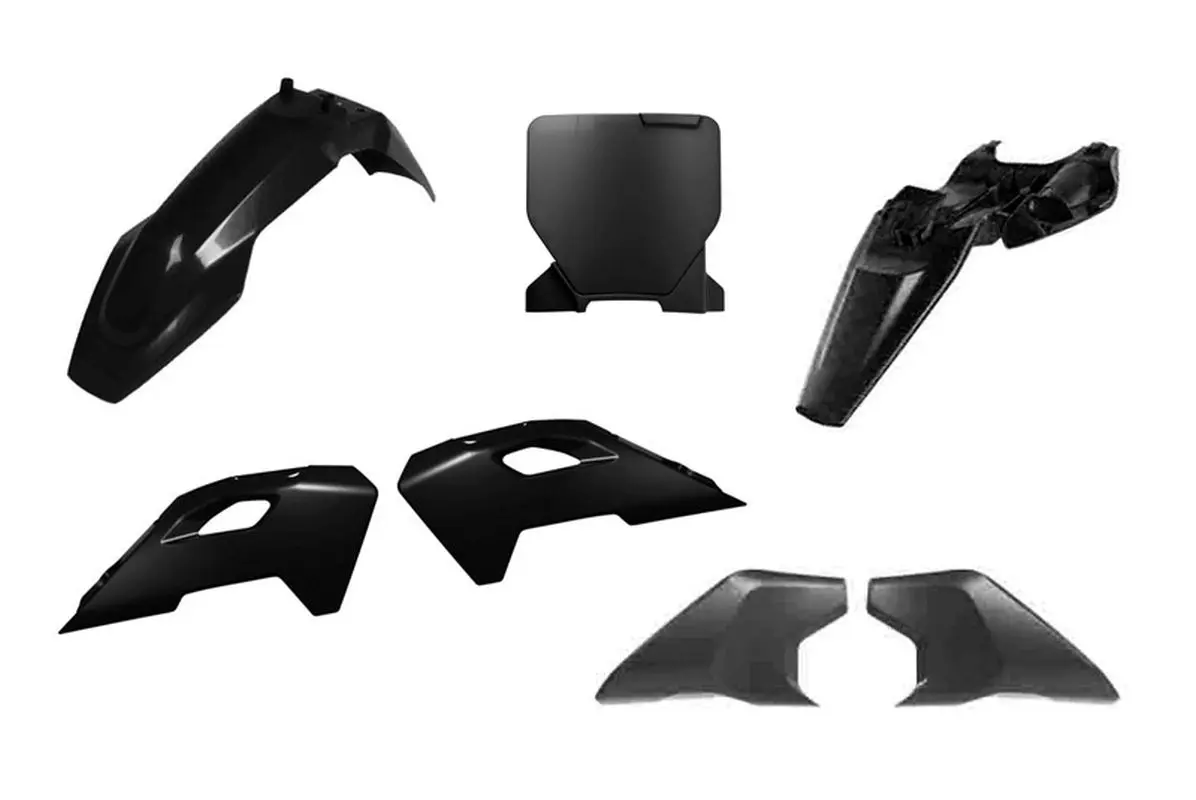 RACETECH (RTECH) kompletní sada plastů HUSQVARNA TC 65 24-25 barva černá ( )